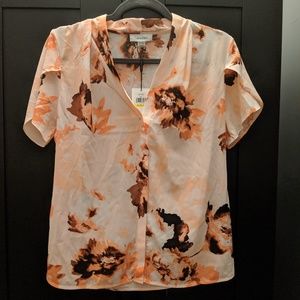 Floral Collared Blouse - Tags On